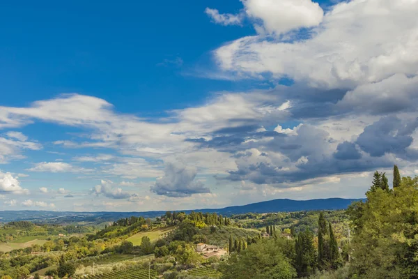 Chianti paisagem cênica — Fotografia de Stock