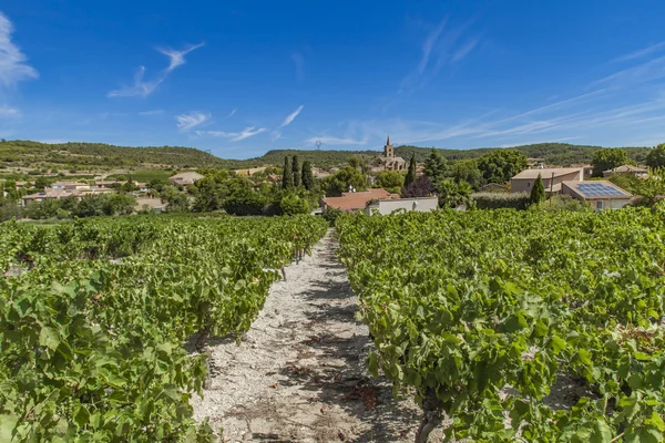 Montouliers etrafında peyzaj — Stok fotoğraf