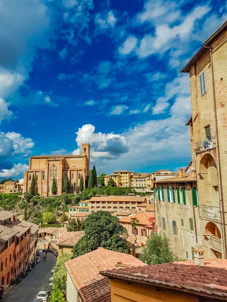 Basílica Cateriniana San Domenico em Siena — Fotografia de Stock