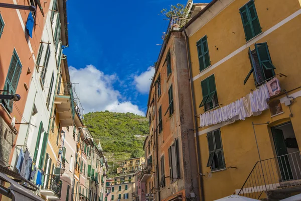 Colorful houses at town Vernazza — Φωτογραφία Αρχείου