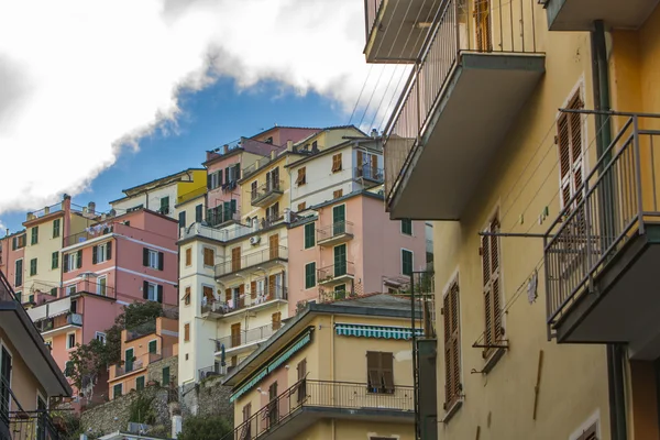 Μικρή Cinque Terre πόλη Μαναρόλα — Φωτογραφία Αρχείου