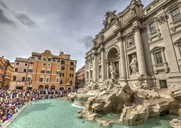 Trevi Fountain, Rome, Italië — Stockfoto