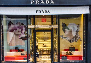Prada mağaza Vitrini
