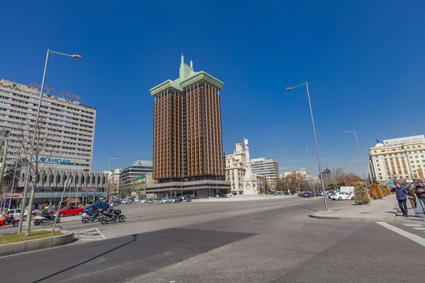 Plaza de colon i madrid — Stockfoto