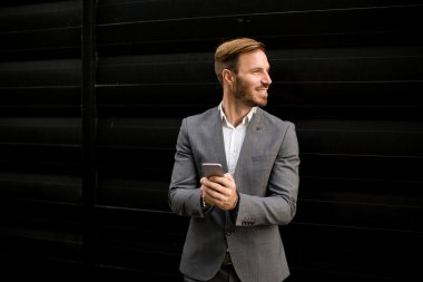 Modern başarılı iş adamı