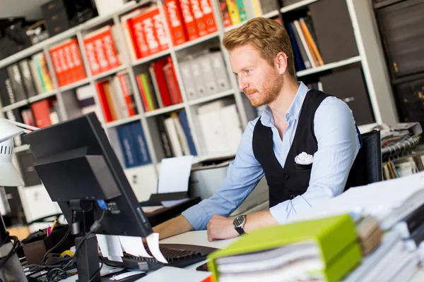 Young man in the office