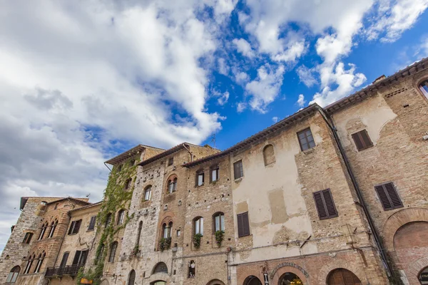 Architektur von San Gimignano — Stockfoto