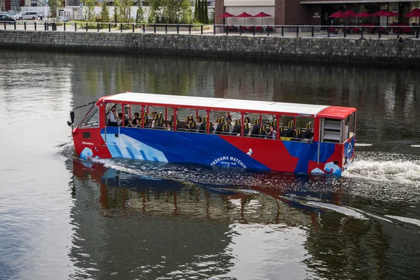 Amfibi otobüs turu Yokohama, Japonya — Stok fotoğraf
