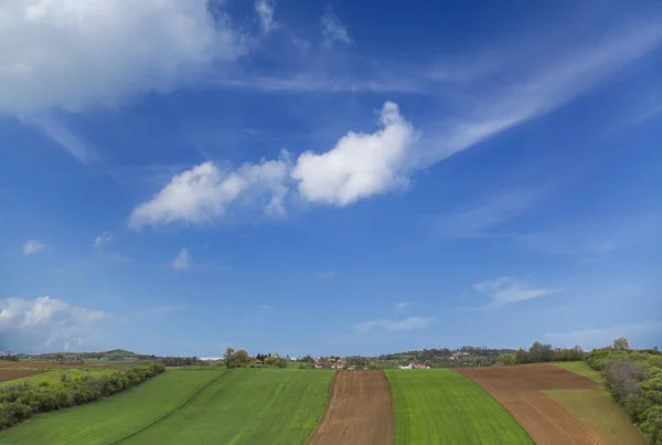 Estate paesaggio serbo — Foto Stock