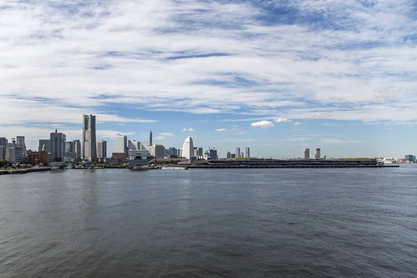 Skyline di Yokohama, Giappone — Foto Stock