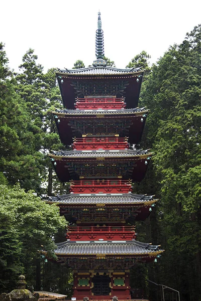 Gojunoto pagode in Nikko, Japan — Stockfoto