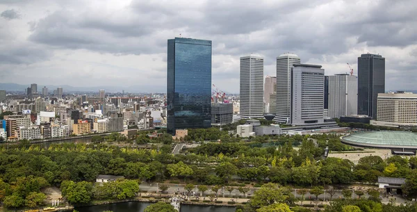 Vista panorâmica em Osaka, Japão — Fotografia de Stock