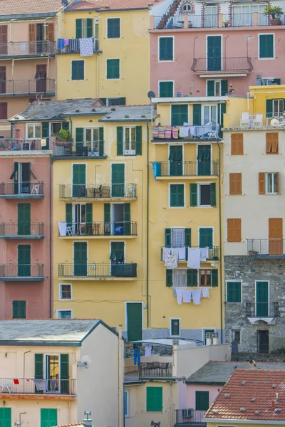 Μικρή Cinque Terre πόλη Μαναρόλα — Φωτογραφία Αρχείου