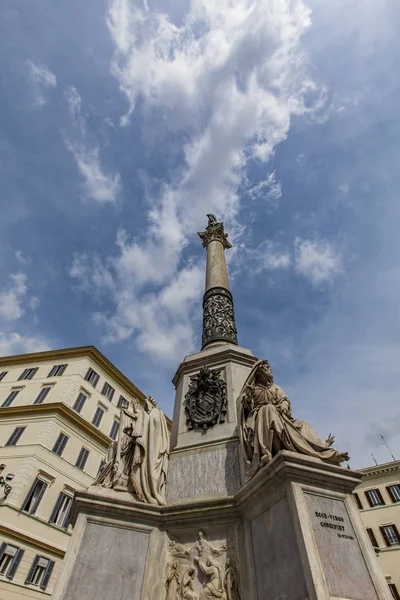 Columna de la Inmaculada Concepción en Roma — Foto de Stock