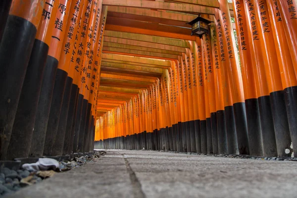 Fushimi inari svatyně v Kjótského protokolu — Stock fotografie