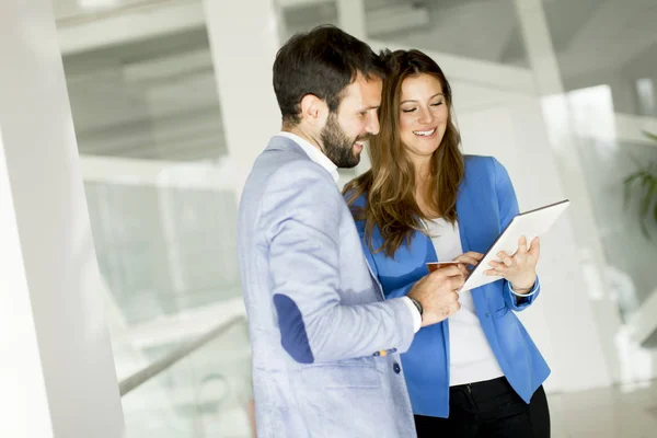 Young business people in office — Stock Photo, Image