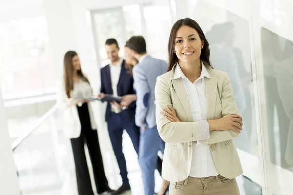 Young business people in office — Stock Photo, Image