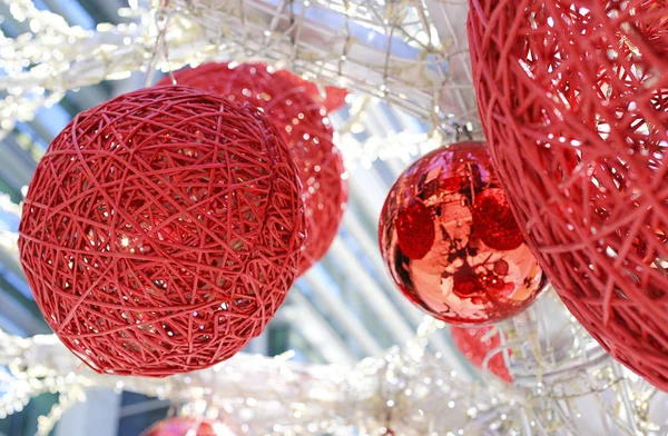 明るくクリスマスの装飾 — ストック写真