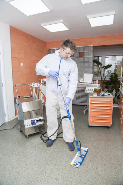 Cleaning of dental office — Stock Photo, Image