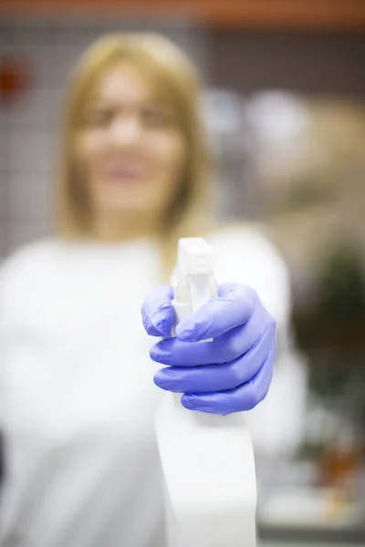 Dental office schoonmaken — Stockfoto