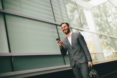 Modern başarılı iş adamı