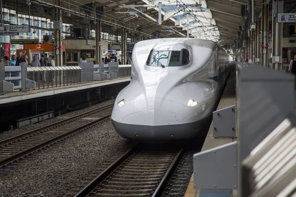 Comboio de velocidade Shinkansen — Fotografia de Stock