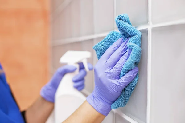 Cleaning dental office — Stock Photo, Image