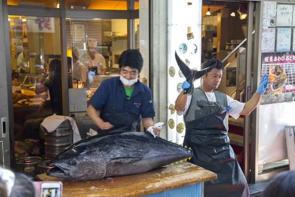 东京筑地鱼市场 — 图库照片