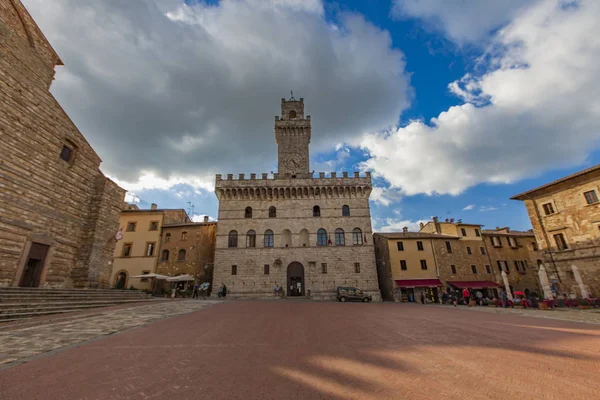 Centrum miasta Montepulciano — Zdjęcie stockowe