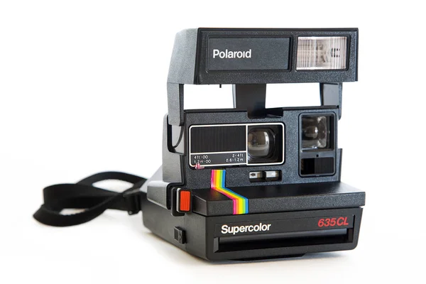 Polaroid anlık vintage fotoğraf makinesi — Stok fotoğraf