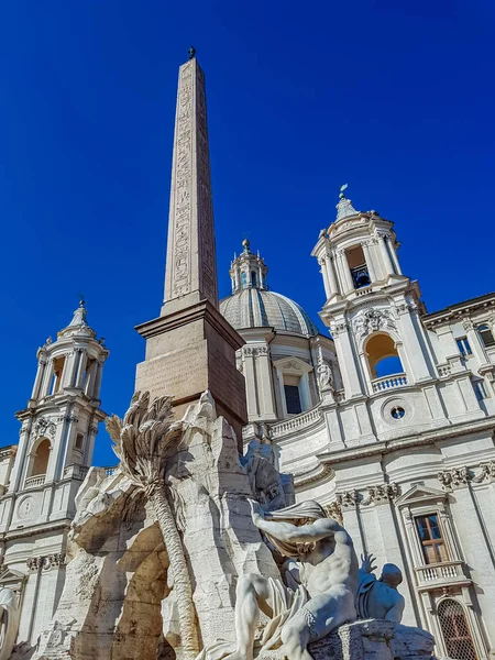 Wszystko Fontana dei Quattro Fiumi — Zdjęcie stockowe
