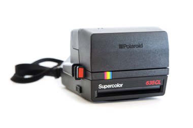 Polaroid anlık vintage fotoğraf makinesi