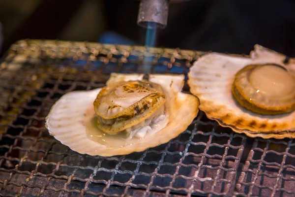 Mercato del pesce Tsukiji a Tokyo — Foto Stock