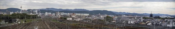 Vista ferroviária em Quioto — Fotografia de Stock