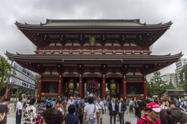Asakusa temple in Tokyo clipart