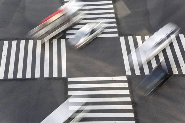 Crossroad in Ginza, Tokyo — Stock Photo, Image