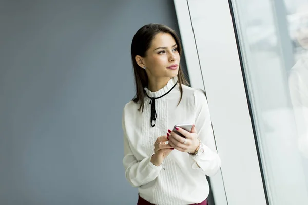 Mujer joven en la oficina —  Fotos de Stock