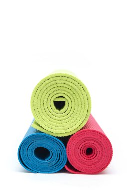 Renkli egzersiz paspaslar