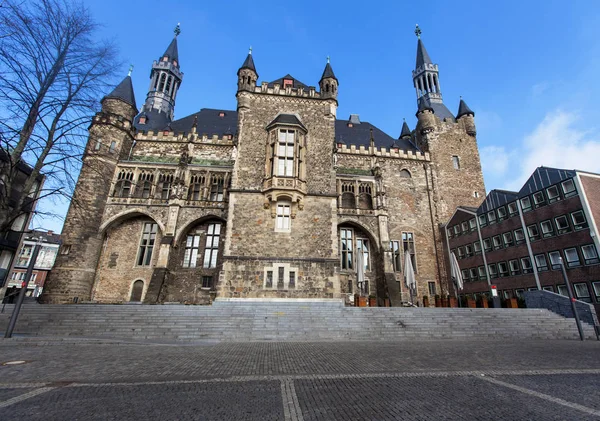 Câmara Municipal de Aachen na Alemanha — Fotografia de Stock