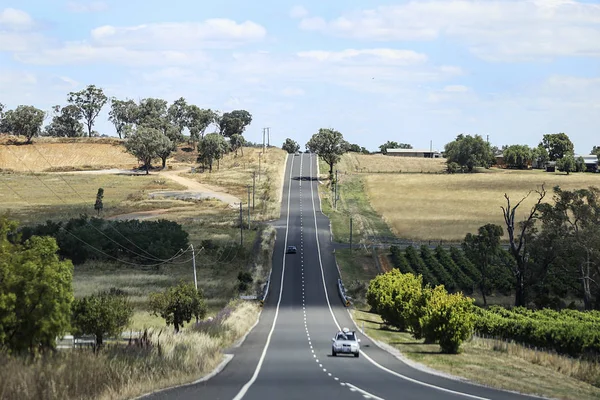 Сільська дорога в місті Mudgee — стокове фото