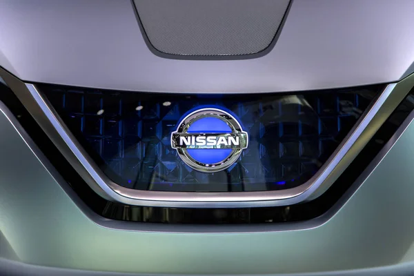 Nissan biluthyrning detalj — Stockfoto