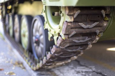 Military tank detail clipart