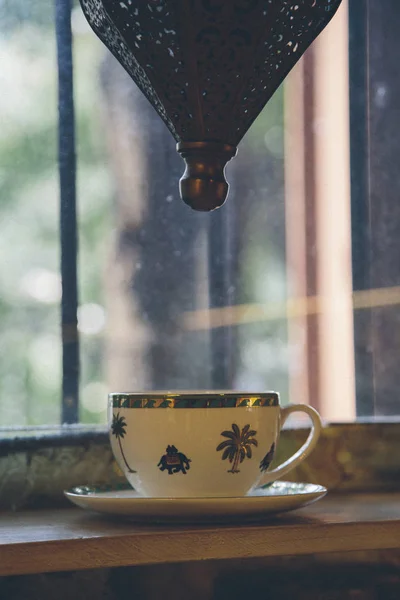 Csésze tea Indiában — Stock Fotó