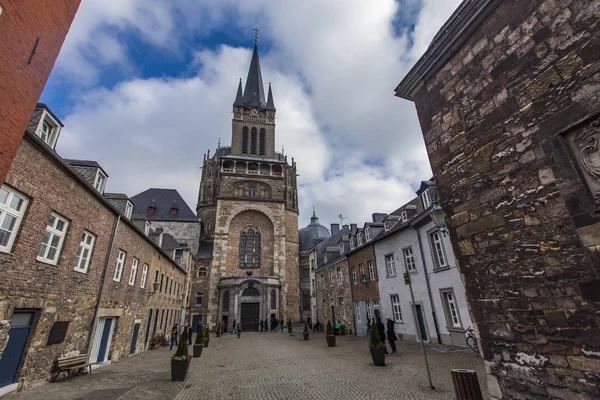 Catedral de Aachen na Alemanha — Fotografia de Stock