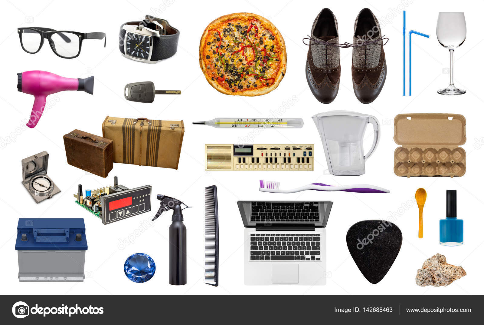 Grupo de vários objetos fotos, imagens de © boggy22 #142688463