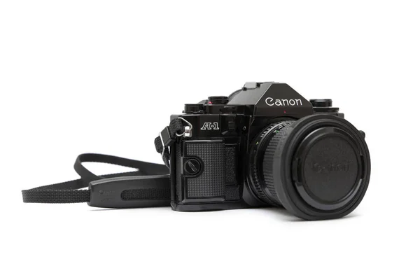 Canon A 1 single lens reflexcamera — Stockfoto