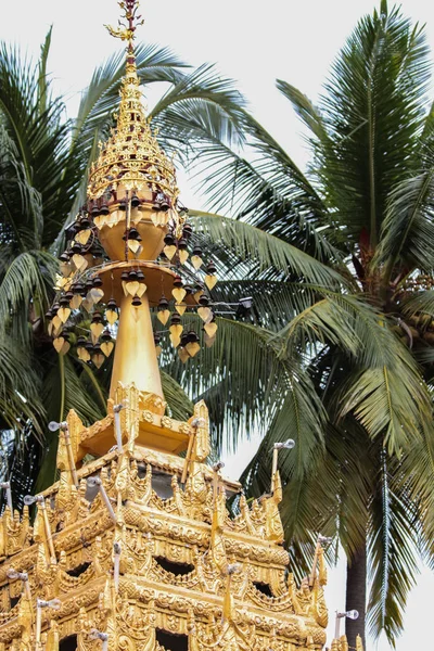Barmský chrám dhamikarama v Penangu — Stock fotografie