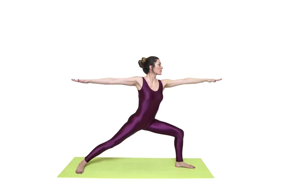 Young woman practicing yoga — Stock Photo, Image