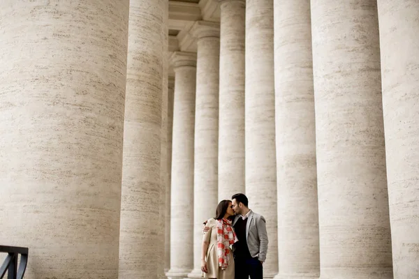 Coppia felice a Roma — Foto Stock