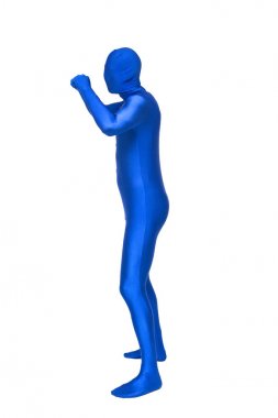 Gizemli mavi adam kostüm